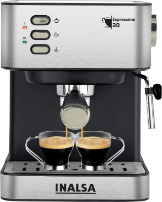 How to make coffee in INALSA Espresso/Cappuccino 4Cup Coffee Maker 800W-  Bonjour 