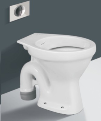 White Closed Front One Piece Toilet Seat, For Bathroom Fitting