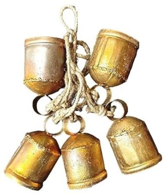 Buy HIGHBIX Complete Set of 15 Giant Harmony Cow Bells Vintage Handmade  Rustic Lucky Cow Bells on Rope With Pole and Wall Mount Online in India 