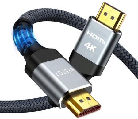 Buy iVoltaa 4K 60Hz HDMI 2.0 Cable 3 m HDMI Cable (Black) Online