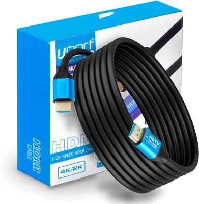 Fiber Optic HDMI Cable 80FT (25m) - ARC HDMI2.0 18Gpbs 4k@60 4:4:4 - PET  Braided Cord and Gold Plated Connector Support 4K, UHD 2160p, HD 1080p, 3D