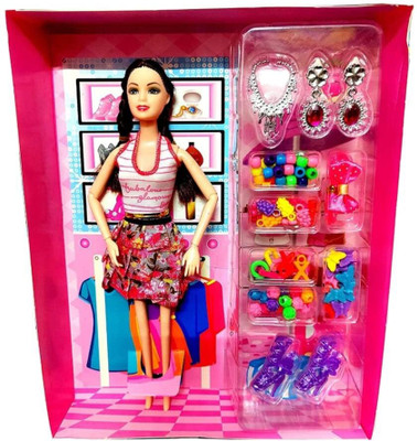 Barbie doll best sale ka set