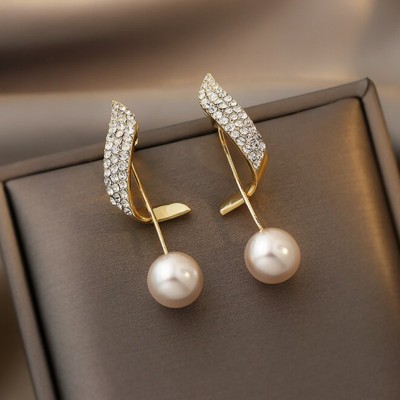 Faux Diamond Stud Earrings  Jennifer Miller Jewelry