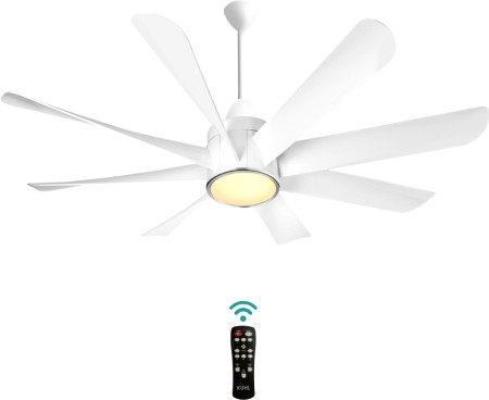  Fufafayo E27 Screw Fan Pendant Lamp, Ceiling Fan with Lights,  Enclosed Low P-rofile Fan Light, Ceiling Light Fan, Hidden Electric Fan  Delier- White Light(Fan Light+remot),My Orders : Patio, Lawn & Garden