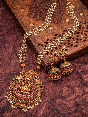 Temple jewellery outlet set online