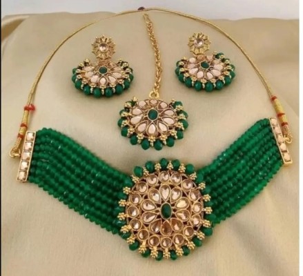 Kundan jewellery set online on sale shopping