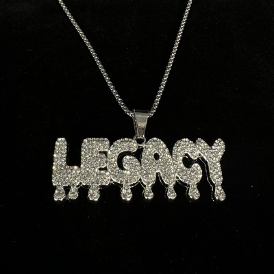 MEENAZ Hip Hop Cuban Chain MC stan chain miami cuban link chains Rapper  Necklace ad cz Cubic Zirconia, Diamond, Crystal, Zircon Titanium, Platinum,  Sterling Silver Plated Metal, Brass, Stone, Silver, Copper, Alloy