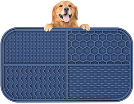 Plastic dog feeding online mat