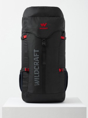 Wildcraft 60 shop ltrs black rucksack