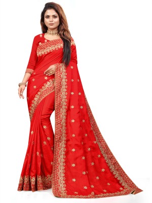 Red Sarees (रेड साड़ी) - Buy Red Colour Sarees Online at