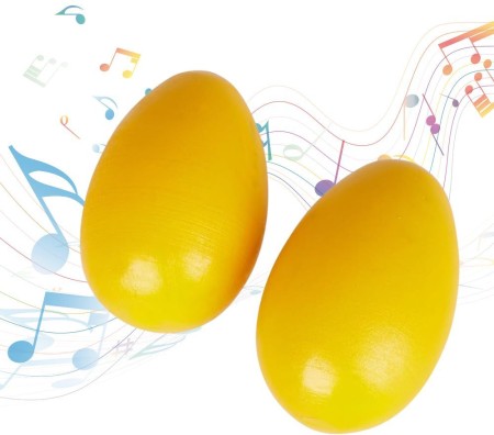 Authentic Original Planet Music 4 Egg Shaker Percussion Instrument for kids