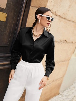 Satin Womens Shirts - Buy Satin Womens Shirts Online at Best