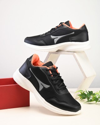 Buy online Orange Synthetic Lace Up Sneakers from Casual Shoes for Men by  Scettro for ₹699 at 56% off