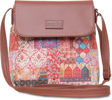 MallCart Multicolor Sling Bag Leopard Print Sling Bag for Women Multicolor  - Price in India