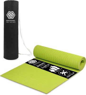 Goplus Large Yoga Mat, 7' x 5' x 8mm and 6' x 4' x 8mm with Straps, Eco  Friendly Extra Thick Non Slip Barefoot Fitness Exercise Mat for Home Gym  Floor Cardio
