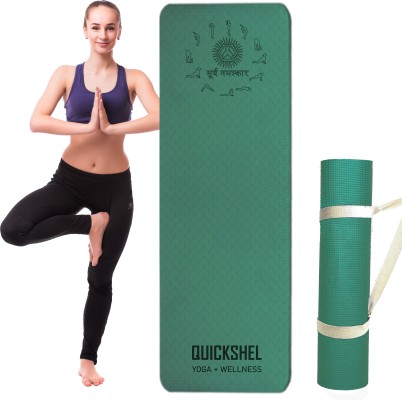 B YOGA Everyday Mat for Men & Women | 4mm (1/8-inch) Non-slip Workout Mat |  Eco-friendly Exercise Mat | Perfect for Pilates, Yoga & Floor Exercises 
