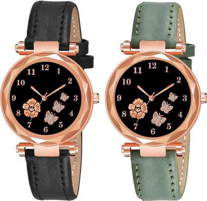Ladies leather shop watches in flipkart