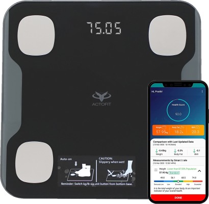 Buy beatXP Gravity Elevate Digital Weight Machine For Body Weight with  Thick Tempered Glass, Best Bathroom Weighing Scale with LCD Display - 2  Year Warranty Online at Best Prices in India - JioMart.