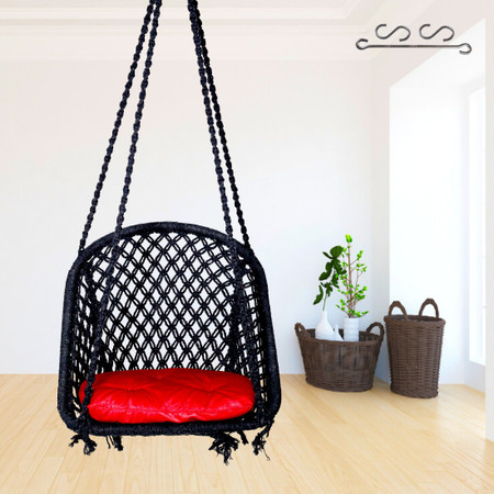Wooden swing chair 2025 flipkart