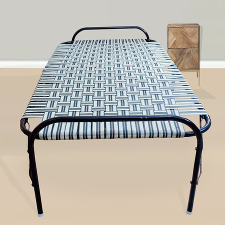Foldable single cot online best sale