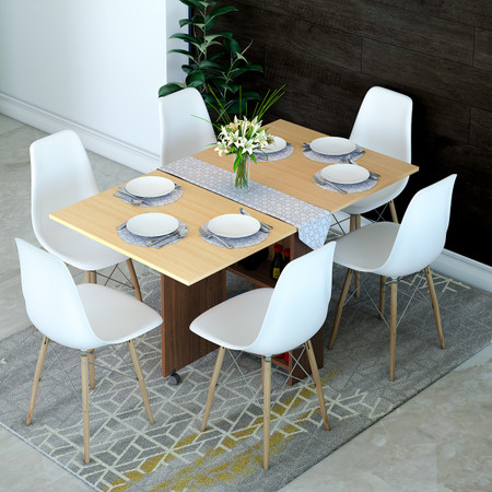 Flipkart dining table hotsell 6 seater