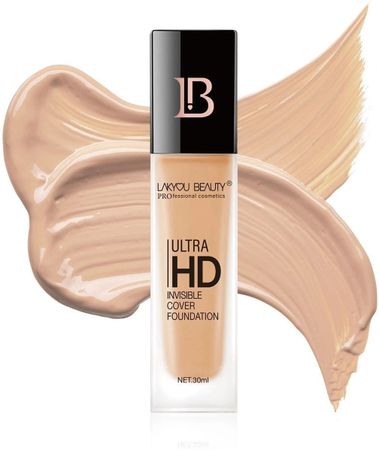 Lakyou Beauty Ultra HD Invisible Cover Foundation, Lightweight