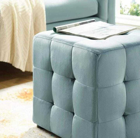 Orange ottoman target deals