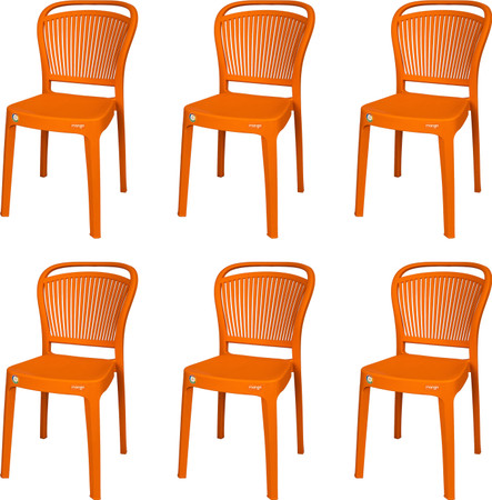 Orange chair top