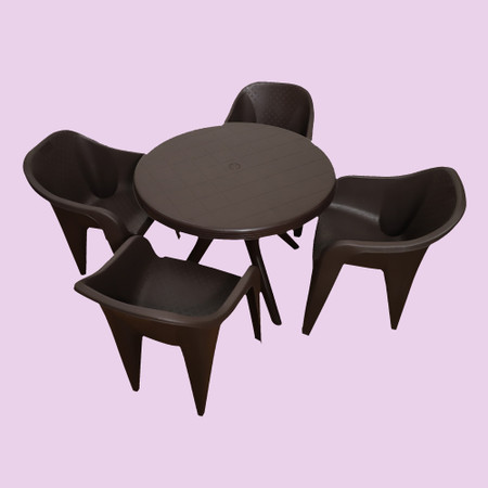 Plastic sofa outlet set flipkart