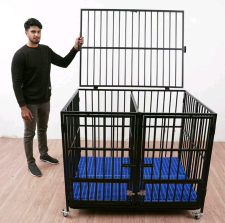 Fiber cage for dogs deals