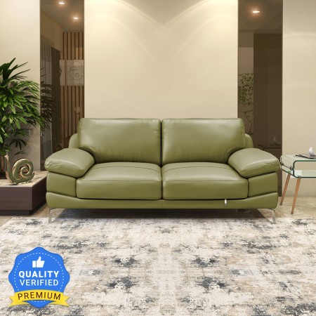 Flipkart leather online sofa