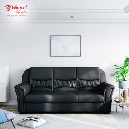 Flipkart leather sale sofa