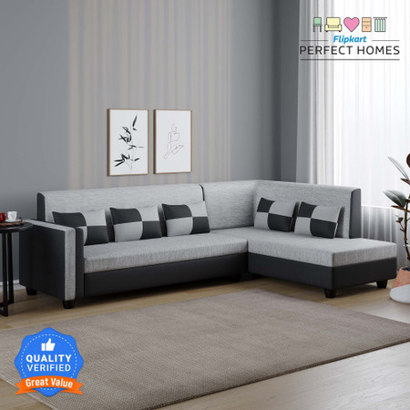 L Shape Wooden Sofa Buy L Shape Wooden Sofa online at Best Prices in India Flipkart