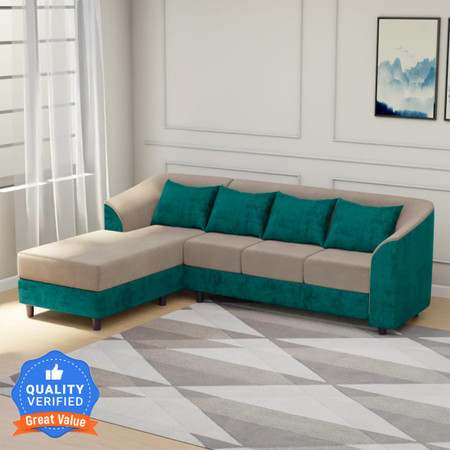 L shape hotsell sofa flipkart