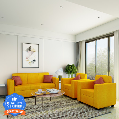 Yellow clearance sofa online