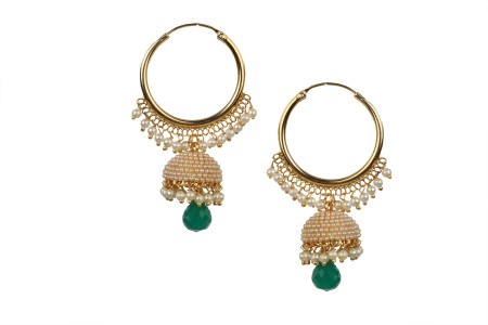 Shri krishna on sale pearls earrings