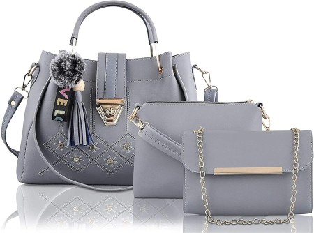 Grey Handbags Buy Grey Handbags Online at Best Prices In India