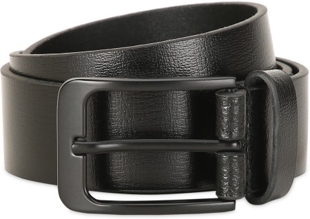 Louis Philippe Belts : Buy Louis Philippe Solid Black Belt Online