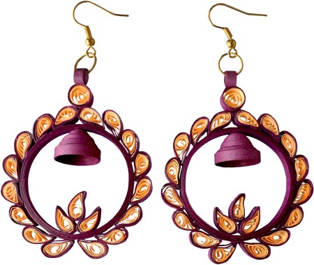 15 Best Quilling Earrings Jhumkas New Designs  Styles At Life