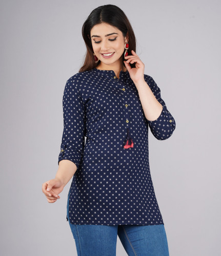 Dark Blue Tops Buy Dark Blue Tops Online at Best Prices In India