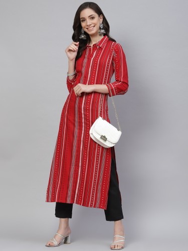 Red kurtis store online