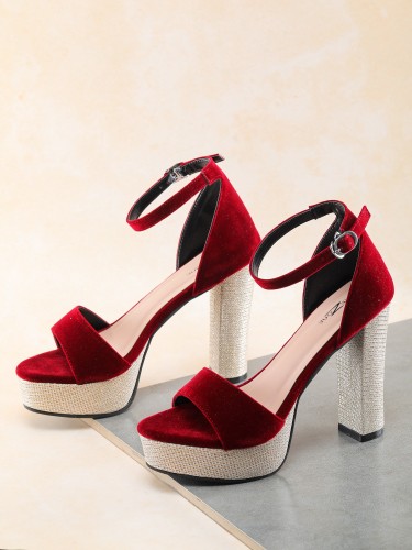 Block Heels - Buy Block Heels Sandals Online At Best Prices in India 