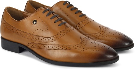Buy Louis Philippe Men Brown Leather Formal Shoes - Formal Shoes for Men  551597