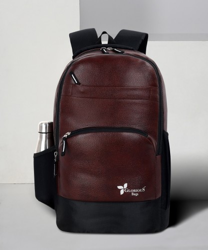 Leather sale backpacks online