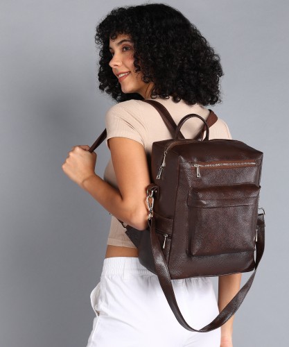 Buy Little Backpack for Ladies Leather Fashion Backpack Handbags Mini  Rucksack Women Designer Convertible Backpack Purse Online at desertcartINDIA