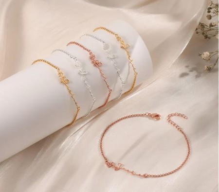 Buy Personalised Bracelets for Her  Personalized Girlfriend Bracelet   Zestpics