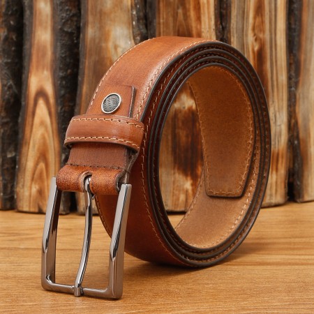 Buy online Brunette Brown Leather Belt from Accessories for Men by Louis  Stitch for ₹1319 at 47% off