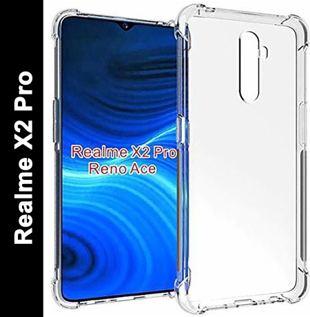  EasyLifeGo for Realme X2 Pro Kickstand Case with Tempered Glass  Screen Protector [2 Pieces], Hybrid Heavy Duty Armor Dual Layer  Anti-Scratch Case Cover, Red : Cell Phones & Accessories