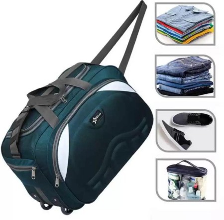 AK Bags Inline Skate Wheels Cabin Luggage Trolley Bag, Size: 30cm X 20cm X  15cm, Model