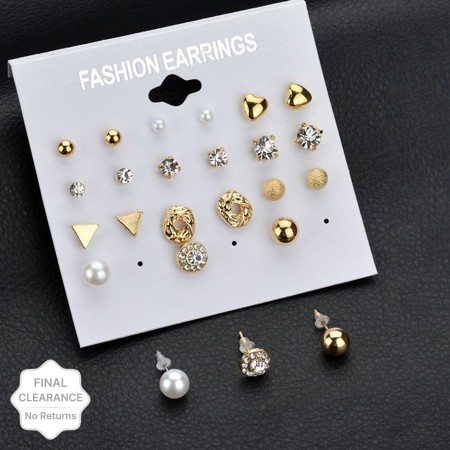 Contemporary Oval Diamond Stud Earrings